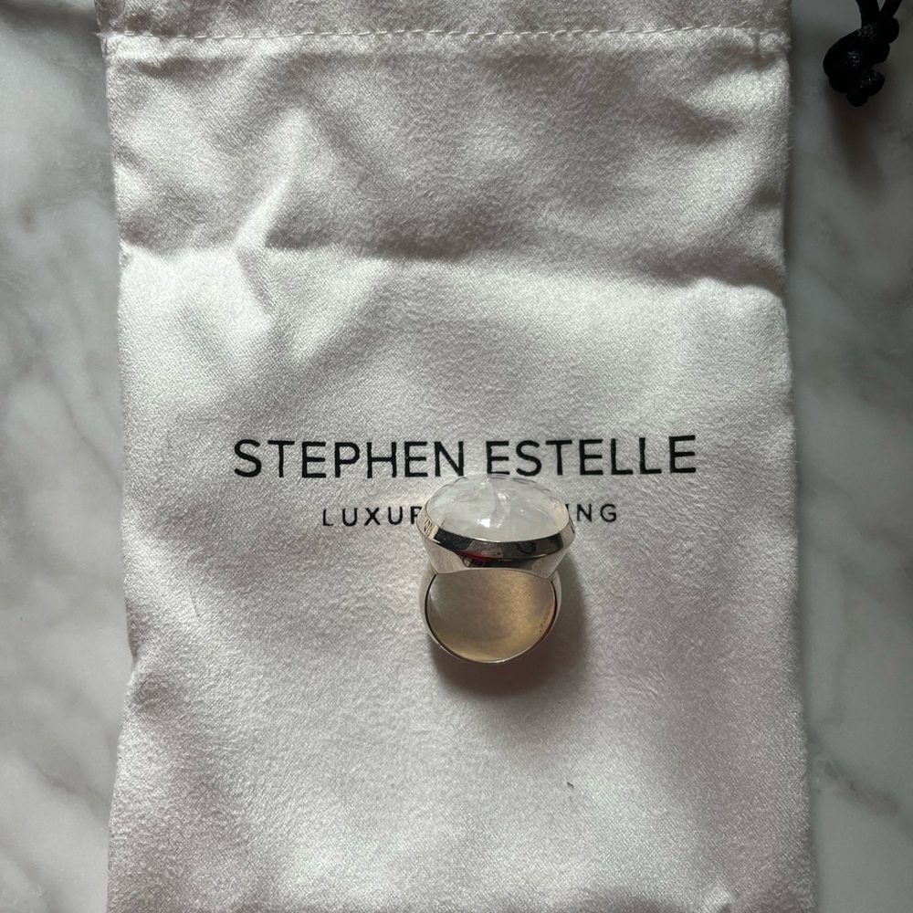 Stephen Estelle KAHILI RING RAINBOW MOONSTONE